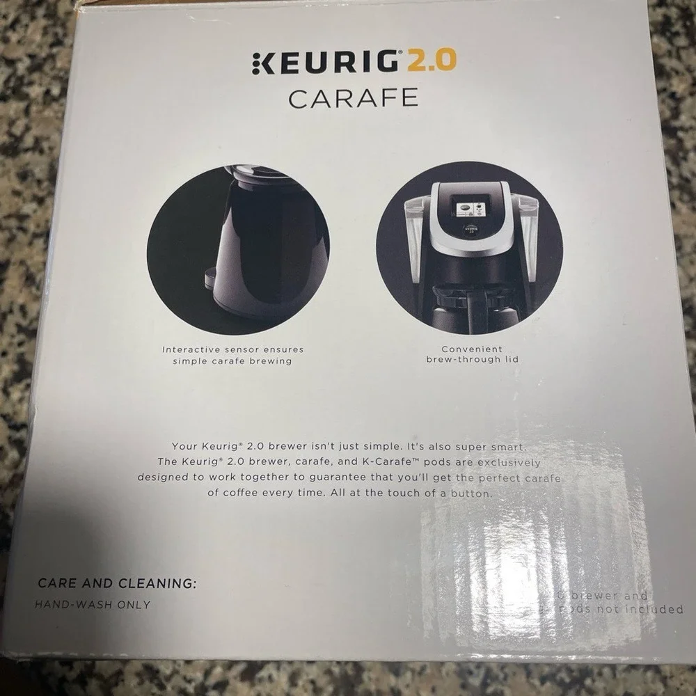Keurig 2.0 carafe plastic 32‎ oz